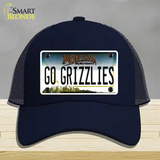 Go Grizzlies Novelty License Plate Hat Mesh / Navy