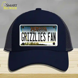 Grizzlies Fan Novelty License Plate Hat Mesh / Navy