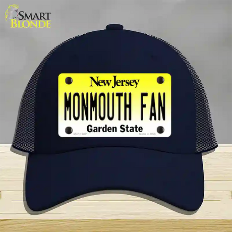 Monmouth Fan Novelty License Plate Hat Mesh / Navy