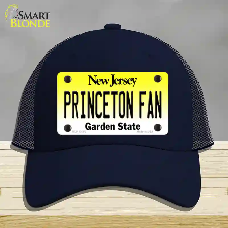 Princeton Fan Novelty License Plate Hat Mesh / Navy