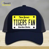 Tigers Fan New Jersey Novelty License Plate Hat Mesh / Navy