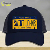 Saint Johns Novelty License Plate Hat Mesh / Navy