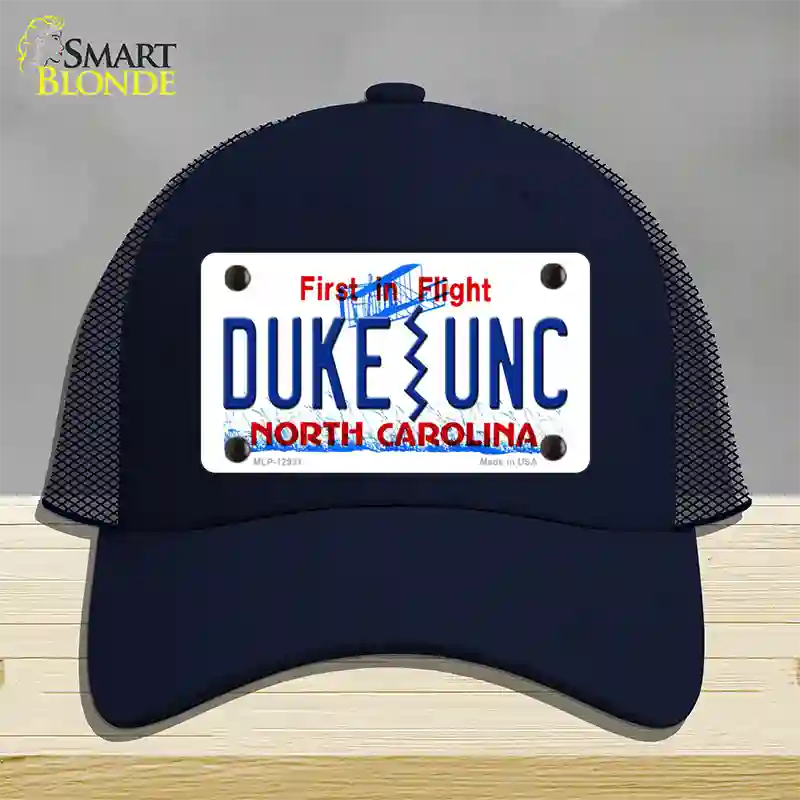 Duke | UNC Novelty License Plate Hat Mesh / Navy