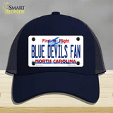 Blue Devils Fan Novelty License Plate Hat Mesh / Navy