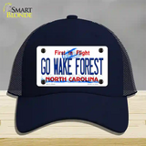 Go Wake Forest Novelty License Plate Hat Mesh / Navy