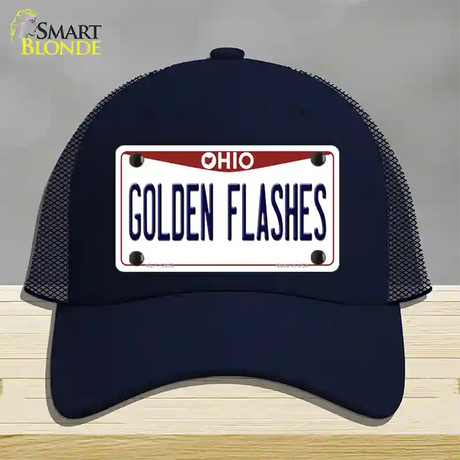 Golden Flashes Novelty License Plate Hat Mesh / Navy