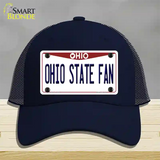 Ohio State Fan Novelty License Plate Hat Mesh / Navy