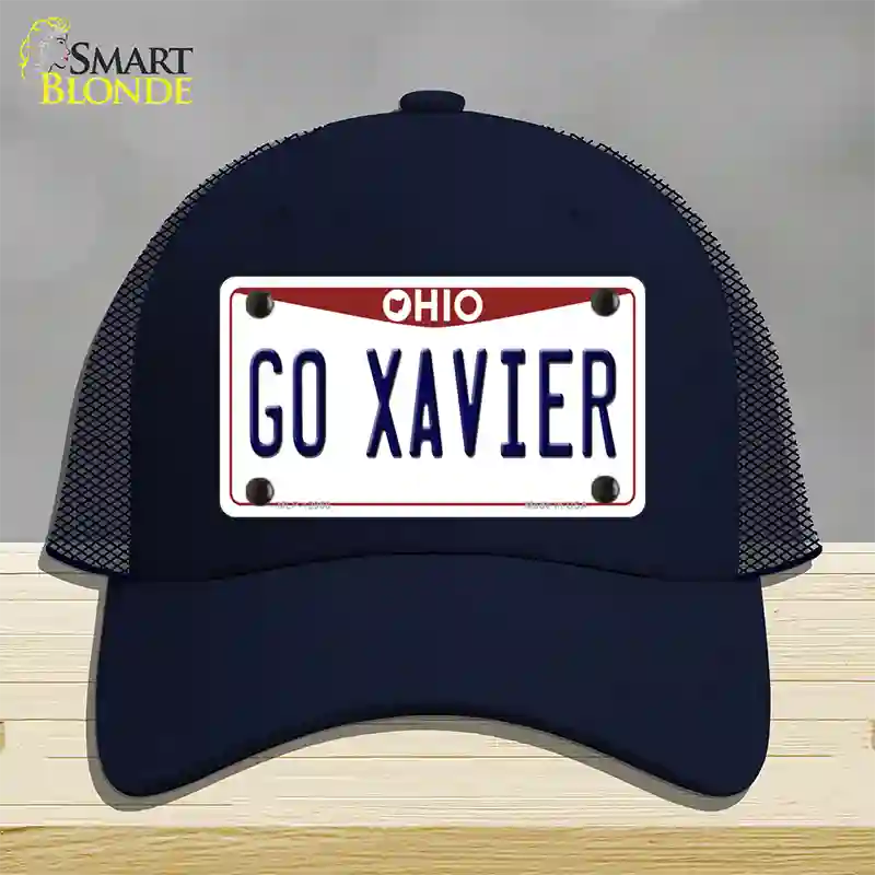 Go Xavier Novelty License Plate Hat Mesh / Navy