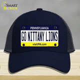 Go Nittany Lions Novelty License Plate Hat Mesh / Navy