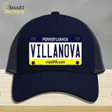 Villanova Novelty License Plate Hat Mesh / Navy