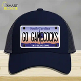 Go Gamecocks Novelty License Plate Hat Mesh / Navy