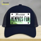 Memphis Fan Novelty License Plate Hat Mesh / Navy