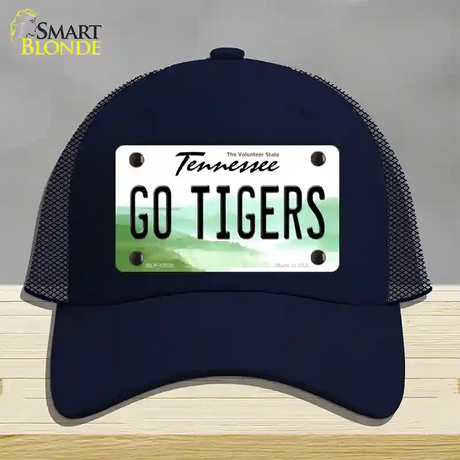 Tennessee Go Tigers Novelty License Plate Hat Mesh / Navy