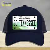 Go Tennessee Novelty License Plate Hat Mesh / Navy