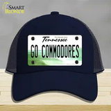 Go Commodores Novelty License Plate Hat Mesh / Navy