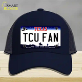 TCU Fan Novelty License Plate Hat Mesh / Navy