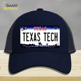 Texas Tech Novelty License Plate Hat Mesh / Navy