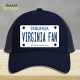 Virginia Fan Novelty License Plate Hat Mesh / Navy