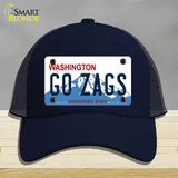 Go Zags Novelty License Plate Hat Mesh / Navy