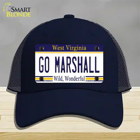 Go Marshall Novelty License Plate Hat Mesh / Navy