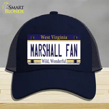 Marshall Fan Novelty License Plate Hat Mesh / Navy