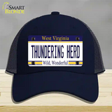 Thundering Herd Novelty License Plate Hat Mesh / Navy