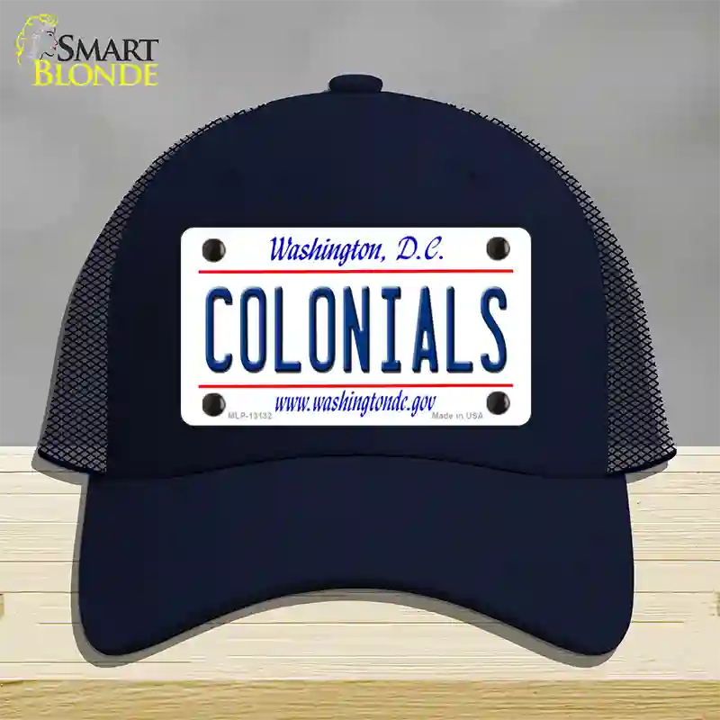 Colonials Novelty License Plate Hat Mesh / Navy