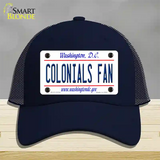 Colonials Fan Novelty License Plate Hat Mesh / Navy