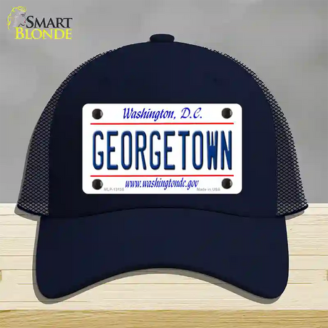 Georgetown Novelty License Plate Hat Mesh / Navy