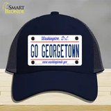 Go Georgetown Novelty License Plate Hat Mesh / Navy