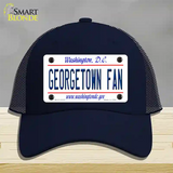 Georgetown Fan Novelty License Plate Hat Mesh / Navy