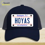 Hoyas Novelty License Plate Hat Mesh / Navy