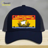 New Brunswick Canada Flag Novelty License Plate Hat Mesh / Navy