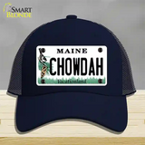 Chowdah Maine Novelty License Plate Hat Mesh / Navy