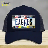 Eagles Strip Art Novelty License Plate Hat Tag Mesh / Navy