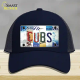 Cubs Strip Art Novelty License Plate Hat Tag Mesh / Navy