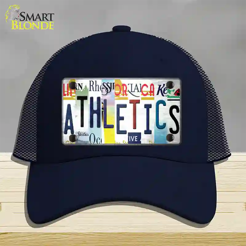 As Strip Art Novelty License Plate Hat Tag Mesh / Navy