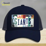 Giants Baseball Strip Art Novelty License Plate Hat Tag Mesh / Navy