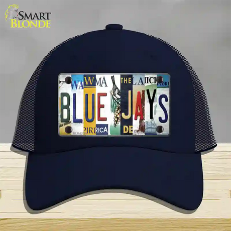 Blue Jays Strip Art Novelty License Plate Hat Tag Mesh / Navy