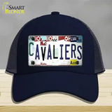 Cavaliers Strip Art Novelty License Plate Hat Tag Mesh / Navy