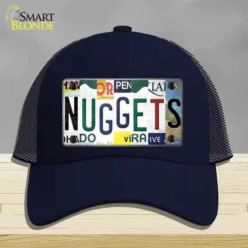 Nuggets Strip Art Novelty License Plate Hat Tag Mesh / Navy