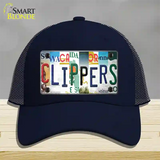 Clippers Strip Art Novelty License Plate Hat Tag Mesh / Navy