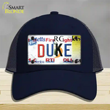 Duke Strip Art Novelty License Plate Hat Tag Mesh / Navy