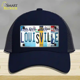 Louisville Strip Art Novelty License Plate Hat Tag Mesh / Navy