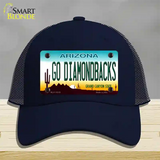 Go Diamondbacks Novelty License Plate Hat Tag Mesh / Navy