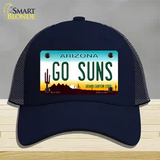 Go Suns Novelty License Plate Hat Tag Mesh / Navy