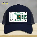 Go Jaguars Novelty License Plate Hat Tag Mesh / Navy