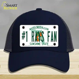 Number 1 Rays Fan Novelty License Plate Hat Tag Mesh / Navy