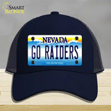 Go Raiders Nevada Novelty License Plate Hat Tag Mesh / Navy