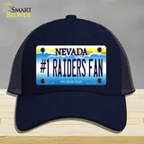 Number 1 Raiders Fan Nevada Novelty License Plate Hat Tag Mesh / Navy